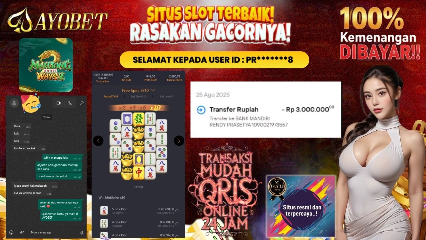 AYOBET JACKPOT SLOT MAHJONG WAYS 2